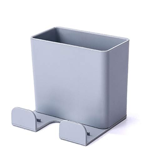 LuoCoCo ABS Caja de Almacenamiento con Mando a Distancia, Soporte para Colgar en la Pared para Teléfono Móvil, Organizador Multimedia con Gancho para Aire Acondicionado y TV Control Remoto (Gris) LuoCoCo ABS Caja de Almacenamiento con Mando a Distancia, Soporte para Colgar en la Pared para Teléfono Móvil, Organizador Multimedia con Gancho para Aire Acondicionado y TV Control Remoto (Gris)