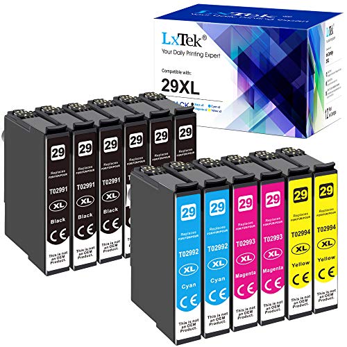 LxTek Compatible para Epson 29 29XL Cartuchos de tinta para Epson Expression Home XP-235 XP-245 XP-247 XP-255 XP-342 XP-332 XP-335 XP-345 XP-355 XP-352 XP-432 XP-435 XP-442 XP-445