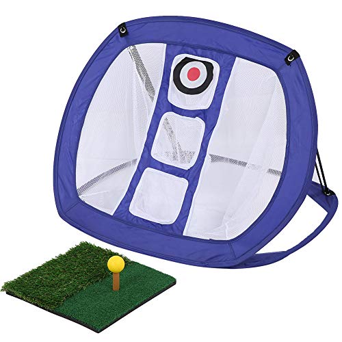 lyrlody Red de astillado de Golf, tee de Golf portátil Red de práctica de Golf Tamaño Profesional Entrenamiento de conducción Red de golpeo Juego de Ayuda para Entrenamiento Conjunto de Paquete de lyrlody Red de astillado de Golf, tee de Golf portátil Red de práctica de Golf Tamaño Profesional Entrenamiento de conducción Red de golpeo Juego de Ayuda para Entrenamiento Conjunto de Paquete de