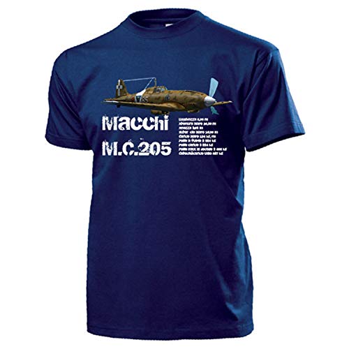 macchi mc205 Italiano Caza Avión WK 2 Avión veltro Italia Aeronautica cobell Papelera ante Italiana – Camiseta # 13767 azul oscuro XX-Large macchi mc205 Italiano Caza Avión WK 2 Avión veltro Italia Aeronautica cobell Papelera ante Italiana – Camiseta # 13767 azul oscuro XX-Large