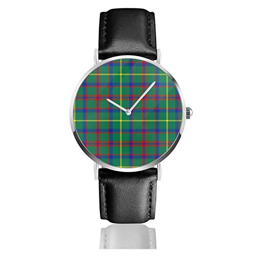 Macintosh Caza Tartán Clásico Casual Reloj De Cuarzo Acero Inoxidable Correa De Cuero Negro Relojes De Pulsera Relojes Macintosh Caza Tartán Clásico Casual Reloj De Cuarzo Acero Inoxidable Correa De Cuero Negro Relojes De Pulsera Relojes