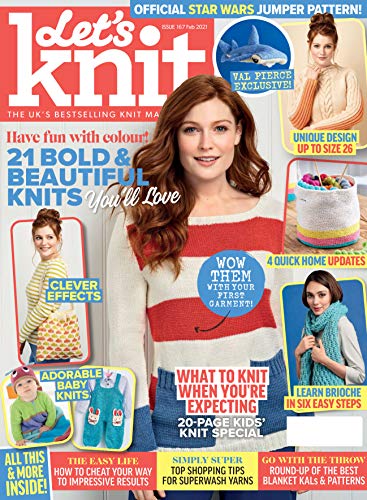 Magazine Let’s Knit – Have Fun With Colour! 21 Blod & Beautiful Knits February 2021: (PDF) From (English Edition)