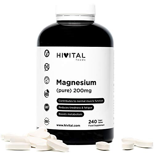 Magnesio puro 200 mg procedente de Citrato de Magnesio | 240 comprimidos (Suministro para 8 meses) | Mejora los sistemas muscular y nervioso, reduce el cansancio y la fatiga, y activa el metabolismo. Magnesio puro 200 mg procedente de Citrato de Magnesio | 240 comprimidos (Suministro para 8 meses) | Mejora los sistemas muscular y nervioso, reduce el cansancio y la fatiga, y activa el metabolismo.
