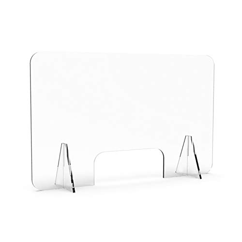 Mampara IncalexService 100x70cm Grosor 4mm de Metacrilato Transparente con Ventanilla y 2 Bases para Mostrador y Mesa. PRODUCTOS ESTRELLA!! Mampara IncalexService 100x70cm Grosor 4mm de Metacrilato Transparente con Ventanilla y 2 Bases para Mostrador y Mesa. PRODUCTOS ESTRELLA!!
