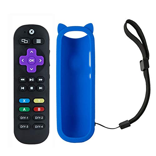 Mando a Distancia para Xbox One Control Remoto, para Xbox One S, para Xbox One X, Mando de Consola para Xbox One, para TV/DVD/Soundbar/BLU-Ray/Streaming Media Remote (con Azul Caso)