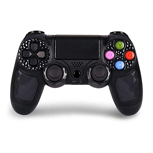 Mando PS4 ,Mando Inalámbrico para PS4 / PC / Android, Gamepad Wireless Bluetooth Controlador para Playstation 4 con Vibración Doble Remoto Joystick