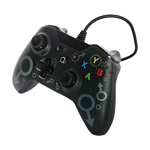 Mando Xbox One Controller USB Wired Joypad PC Gamepad para Microsoft & Windows Vista /XP/7/8/10, Xbox One S, XBOX ONE X /One Elite Joystick Mando Xbox One Controller USB Wired Joypad PC Gamepad para Microsoft & Windows Vista /XP/7/8/10, Xbox One S, XBOX ONE X /One Elite Joystick
