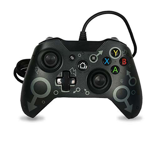 Mando Xbox One para Windows PC 7/8/10 Compatible con Xbox One/Xbox One S/Xbox One X Controlador para Juegos con Cable USB Joystick de Microsoft Gamepad Mando Xbox One para Windows PC 7/8/10 Compatible con Xbox One/Xbox One S/Xbox One X Controlador para Juegos con Cable USB Joystick de Microsoft Gamepad