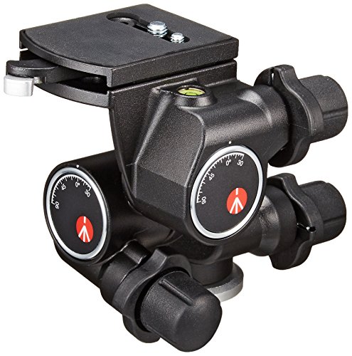 Manfrotto Rótula de Cremallera Junior, Cabezal para Trípode con 3 Ejes de Movimiento de Alta Precisión para Equipamiento de Fotogradía y Cámara, Creación de Contenidos, Vlogging