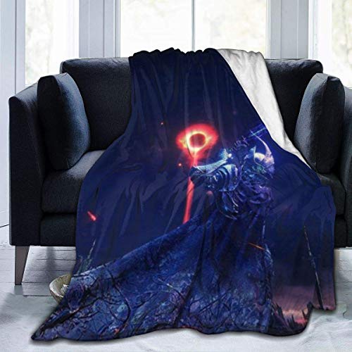 Mantasparacama Ultra Soft Throw Blanket Bed Flannel Fleece All Season Light Weight Living Room/Bedroom Warm Blanket Dark Souls 203x152cm