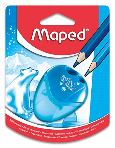 Maped 634756 - Sacapuntas con 2 orificios Maped 634756 - Sacapuntas con 2 orificios