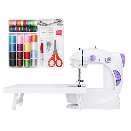 Máquina de Coser con Kit de Costura y Mesa de Extensión Máquina de Coser con Kit de Costura y Mesa de Extensión