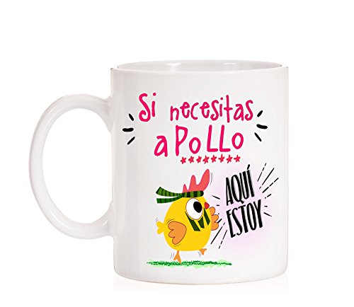 MardeTé Taza Si Necesitas a Pollo aquí Estoy. Taza Divertida de Pollo de Regalo. MardeTé Taza Si Necesitas a Pollo aquí Estoy. Taza Divertida de Pollo de Regalo.