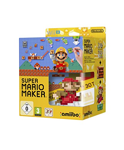Mario Maker + Artbook + Figura Amiibo Mario 30 Aniversario