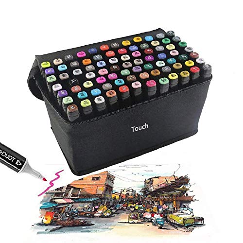 Marker Pen, 80 colores Graffiti Pen Grasa marca de colores Conjunto de marcadores de colores, resaltador de punta doble Rotuladores Manga Sketch Pen para niños Sketch Marker Set Marker Pen, 80 colores Graffiti Pen Grasa marca de colores Conjunto de marcadores de colores, resaltador de punta doble Rotuladores Manga Sketch Pen para niños Sketch Marker Set