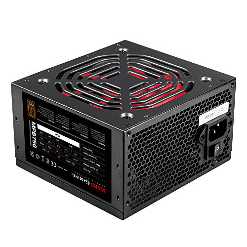 Mars Gaming MPB750, fuente de PC 750 W, 80 Plus Bronze, PFC Activo, silencioso