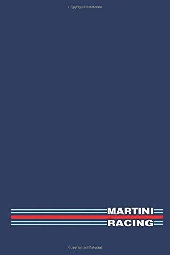 Martini Racing Horizontal Stripe Notebook: (110 Pages, Lined, 6 x 9) Martini Racing Horizontal Stripe Notebook: (110 Pages, Lined, 6 x 9)