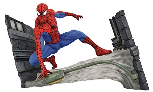 Marvel Comics Spider-Man Comic Webbing PVC Diorama, multicolor (Diamond Select Toys SEP182341) , color/modelo surtido