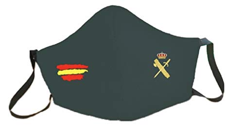 Mascarillas bandera España homologadas GUARDIA CIVIL reutilizable 3 capas de proteccion Mascarillas bandera España homologadas GUARDIA CIVIL reutilizable 3 capas de proteccion