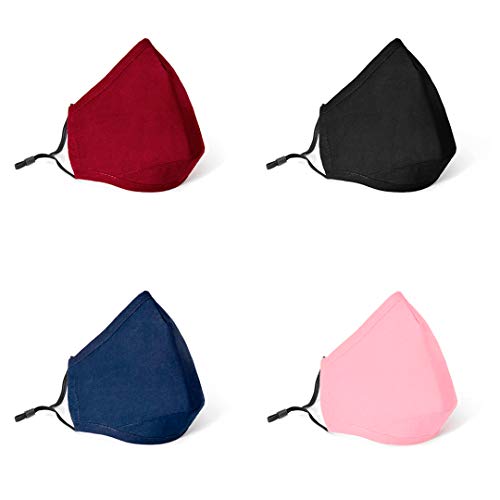 Mascarillas Higiénicas Reutilizables Lavables - Algodón 100% - Incluye 4 mascarillas y 50 filtros. (PACK 7) Mascarillas Higiénicas Reutilizables Lavables - Algodón 100% - Incluye 4 mascarillas y 50 filtros. (PACK 7)