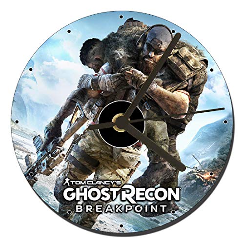 MasTazas Tom Clancy'S Ghost Recon Breakpoint Reloj CD Clock 12cm