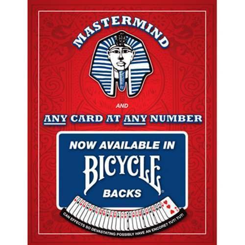 Mastermind 3S and Any Card at Any Number (Red Bicycle) by Christopher Kenworthey - Montecristo Deck - original item - Tarjeta Juegos - Trucos Magia y la magia