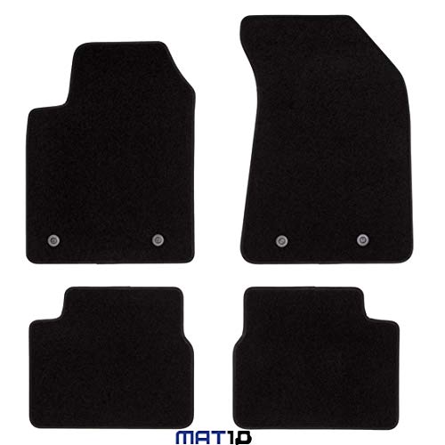 MAT10 - Black Line: Fiat Bravo Tipo 198 Año de construcción 2007-03 - 2014 - 12 Alfombrillas para Coche Dilour Fieltro Aguja 4 Piezas Negro Ajuste garantizado MAT10 - Black Line: Fiat Bravo Tipo 198 Año de construcción 2007-03 - 2014 - 12 Alfombrillas para Coche Dilour Fieltro Aguja 4 Piezas Negro Ajuste garantizado