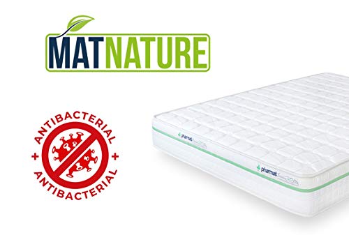 Matnature Colchón Modelo Pharmat | Colchón 25 cm Altura | Colchón Visco | Colchón Extra Adaptabilidad y Firmeza | Colchón Antiácaros | Colchón Hipoalergénico | Todas Las Medidas (90 x 190 cm) Matnature Colchón Modelo Pharmat | Colchón 25 cm Altura | Colchón Visco | Colchón Extra Adaptabilidad y Firmeza | Colchón Antiácaros | Colchón Hipoalergénico | Todas Las Medidas (90 x 190 cm)