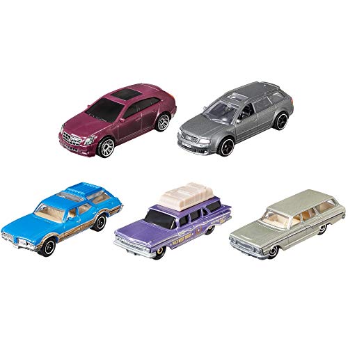 Mattel - C1817 Matchbox Pack de 5 vehículos del desierto, coches de juguete modelos surtidos Mattel - C1817 Matchbox Pack de 5 vehículos del desierto, coches de juguete modelos surtidos