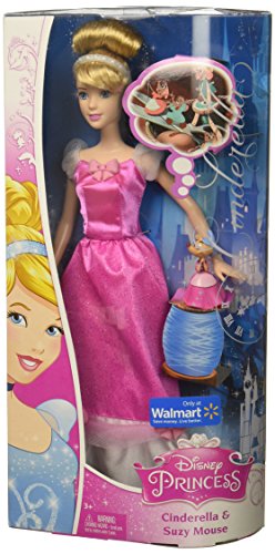 Mattel Disney Princess CJB35 - Muñeca Modelo Cenicienta y Amigo