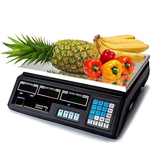 Maxell Power CE BASCULA Digital BALANZA Digital Electronica para Comercio Pesa FRUTERA 40KG MP-BCS50