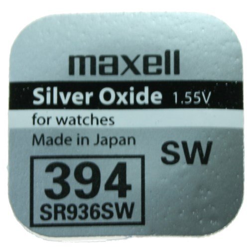 Maxell SR936 SW - 394 - Batería de Óxido de Plata 1.55V - 1 Unidad
