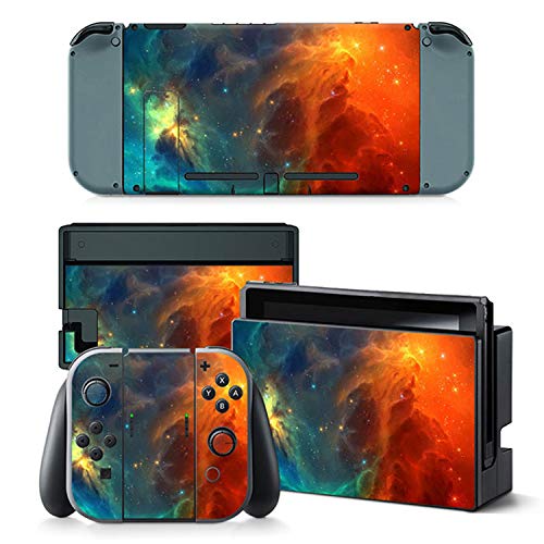 Mcbazel Pattern Series Vinyl Skin Sticker For NS Switch Controller & Console Protect Cover Decal Skin (Sky)