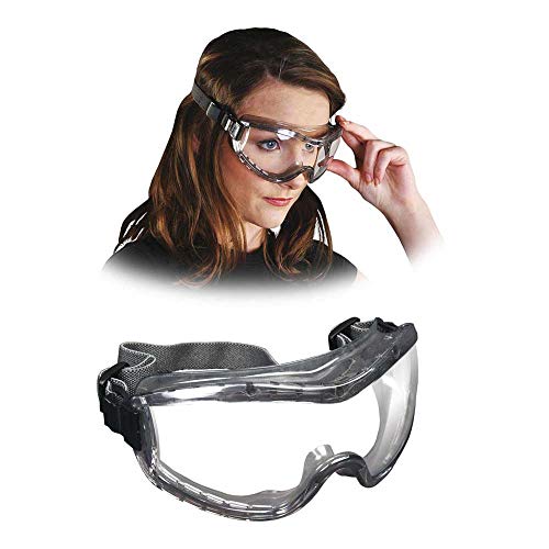 MCR MCR-STRYKER-F-T - Pack de 12 gafas protectoras, color gris translúcido