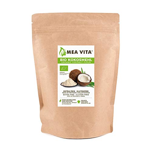 Meavita Meavita Harina de Coco Orgánica, 1 Paquete (1 x 2500 g)