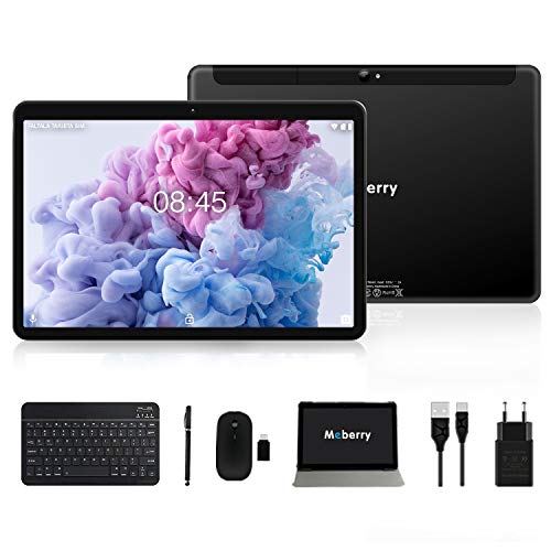 MEBERRY Tablet 10 Pulgadas Android 9.0 Pie Ultrar-Rápido Tablets 4GB RAM+64GB ROM - Certificación Google gsm - Dual SIM &Dual Cámara,8000mAh ,WI-FI,Bluetooth,GPS,Teclado&Ratón - Nergo MEBERRY Tablet 10 Pulgadas Android 9.0 Pie Ultrar-Rápido Tablets 4GB RAM+64GB ROM - Certificación Google gsm - Dual SIM &Dual Cámara,8000mAh ,WI-FI,Bluetooth,GPS,Teclado&Ratón - Nergo