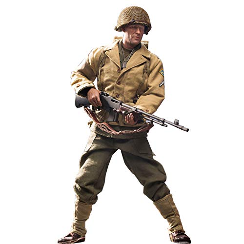 Mecotecn Figuras de soldados de la WW2 de los Estados Unidos, figuras militares, figuras de acción, modelo Rangers Lance Corporal Mecotecn Figuras de soldados de la WW2 de los Estados Unidos, figuras militares, figuras de acción, modelo Rangers Lance Corporal