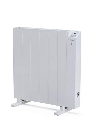 Mellerware - Emisor térmico bajo consumo, programable 3 Modos Calefactor eléctrico con sistema antivuelco y calefacción función ventana abierta. (Medium)