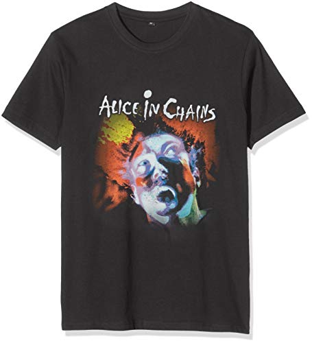 MERCHCODE Alice In Chains Facelift tee Camiseta, Negro (Black 00007), Small para Hombre