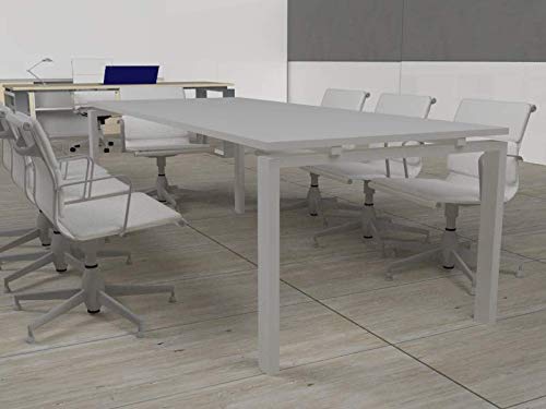 Mesa DE REUNIONES OFIPLUS 200X80CM Marco Abierto (Blanco). Envio Gratuito A PENÍNSULA