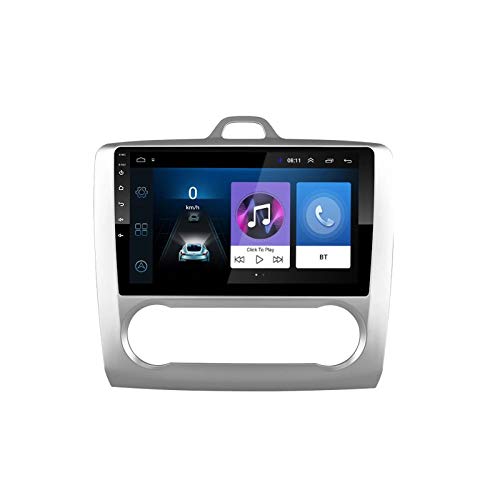 MGYQ 9" Reproductor Multimedia para Coche Pantalla Tactil, para Ford Focus Exi AT 2 Mk2 2004-2011 con Cámara De Visión Trasera, Soporte BT/FM Radio/AUX IN/Mirror Link/Dab+/SWC,Quad Core,WiFi 1+16