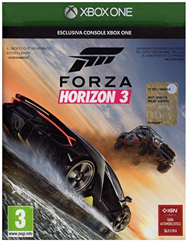 Microsoft Forza Horizon 3, Xbox One Básico Xbox One Inglés vídeo - Juego (Xbox One, Xbox One, Racing, Modo multijugador, E (para todos))