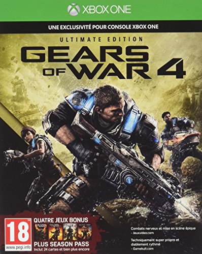 Microsoft Gears of War 4 - Ultimate Edition, Xbox One Básico Xbox One Inglés vídeo - Juego (Xbox One, Xbox One, Shooter, Modo multijugador, M (Maduro)) Microsoft Gears of War 4 - Ultimate Edition, Xbox One Básico Xbox One Inglés vídeo - Juego (Xbox One, Xbox One, Shooter, Modo multijugador, M (Maduro))