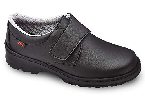 Milan-SCL Liso Color Negro Talla 46, Zapato de Trabajo Unisex Certificado CE EN ISO 20347 Marca DIAN