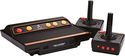 Millennium Atari Flashback 9 Gold HD Edition 2019 (120 Juegos clásicos preinstalados, 2 Controladores inalámbricos de 2,4 GHz, HDMI, Ranura SD), Color Negro Millennium Atari Flashback 9 Gold HD Edition 2019 (120 Juegos clásicos preinstalados, 2 Controladores inalámbricos de 2,4 GHz, HDMI, Ranura SD), Color Negro