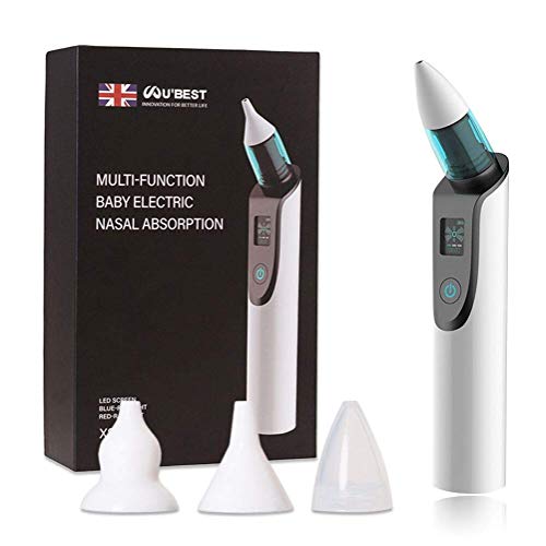 Minetom Aspirador Nasal Bebe Electrico Aspirador de Nariz del Bebé 3 Niveles De Succión Pantalla LCD,USB cargando Aspirador Nasal Para bebé & Recién Nacido Minetom Aspirador Nasal Bebe Electrico Aspirador de Nariz del Bebé 3 Niveles De Succión Pantalla LCD,USB cargando Aspirador Nasal Para bebé & Recién Nacido