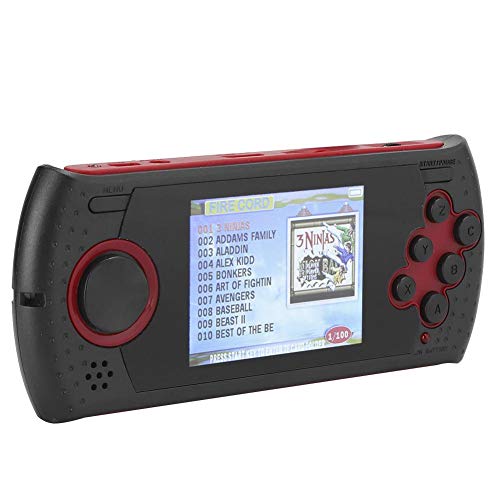 Mini Consola De Juegos Portátil 100 Juegos Clásicos Incorporados 1 GB De Memoria Gamepad Rojo con Pantalla De Color De 2.8 Pulgadas(Rojo)