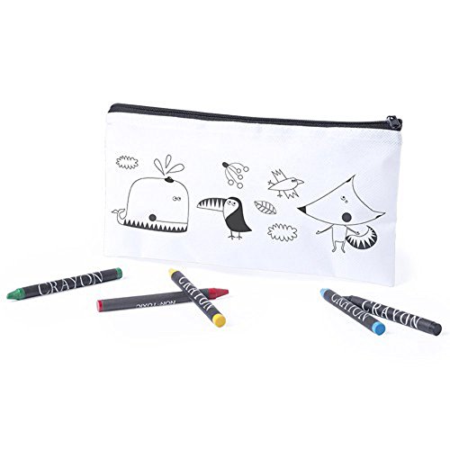 MIRVEN Lote de 20 Estuches para Colorear con 5 Pinturas de Cera Incluidas Cada Cumpleaños, Fiestas de Colegios,comuniones, niños Bodas. MIRVEN Lote de 20 Estuches para Colorear con 5 Pinturas de Cera Incluidas Cada Cumpleaños, Fiestas de Colegios,comuniones, niños Bodas.