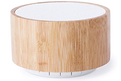 MKTOSASA - Mini Altavoz Altavoz Bluetooth Portátil en Bambú. 3W de Potencia, Función Manos Libres, Radio FM, Ranura para Tarjetas Mini SD y USB Recargable - 7.3x4.3x7.3 MKTOSASA - Mini Altavoz Altavoz Bluetooth Portátil en Bambú. 3W de Potencia, Función Manos Libres, Radio FM, Ranura para Tarjetas Mini SD y USB Recargable - 7.3x4.3x7.3