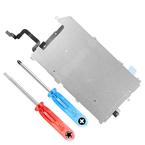 MMOBIEL LCD Placa Trasera de protección térmica Compatible con iPhone 6 Plus Incl. extensión pre-instalada de Cable Flexible para botón de Inicio Incl. 6X Tornillos y 2X Destornilladores MMOBIEL LCD Placa Trasera de protección térmica Compatible con iPhone 6 Plus Incl. extensión pre-instalada de Cable Flexible para botón de Inicio Incl. 6X Tornillos y 2X Destornilladores